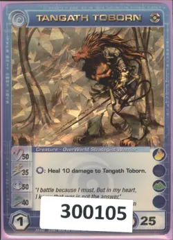 (300105) TANGATH TOBORN 50/35/50/40/25 SR Premium Pack Foil Chaotic Card - Image 1