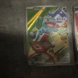 Pokemon TCG Foil Card Lot Bulbasaur Charmander Squirtle 3 Cards English - Image 2