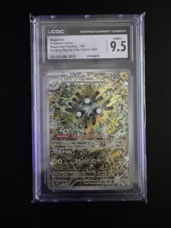 CGC 9.5 Magneton 159 Scarlet & Violet Promo Cards Holo Pokemon TCG EN 2024 - Image 1