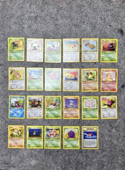 1999 Pokemon Jungle 1st Edition Rare Uncommon and Common Cards 23 Total P-LP - Image 1