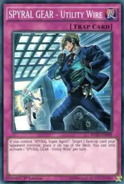 RATE-EN088 SPYRAL GEAR - Utility Wire Super Rare Mixed Editions NM YuGiOh TCG - Image 1