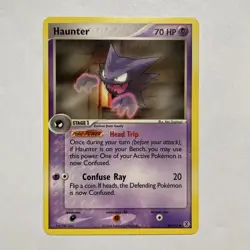Haunter Pokemon TCG Card EX FireRed & LeafGreen 34/112 2004 Vintage - Image 1