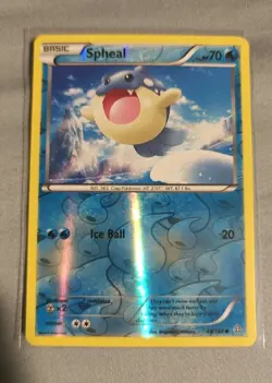 Pokemon TCG Spheal 46/160 XY - Primal Clash Reverse Holo LP Card - Image 1