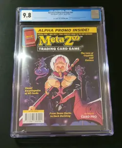 CGC Graded 9.8 MetaZoo Magazine Promo Visual Encyclopedia of All Cards 2025 Meta - Image 1