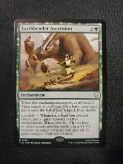 Earthbender Ascension, Avatar, Magic the Gathering MTG NM - Image 1
