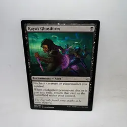 Kaya's Ghostform 94 Common War of the Spark Magic: The Gathering Lightly Played - Image 1