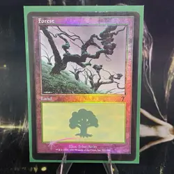 Magic the Gathering - Forest - FOIL - 331 - 7th Edition - LP - Basic Land - Image 1
