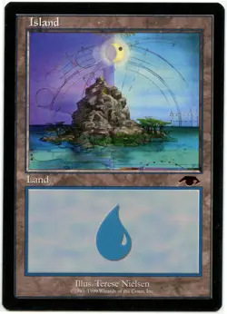 Magic: The Gathering - Guru Land, Island Lightly Played MTG LP cEDH - Image 1