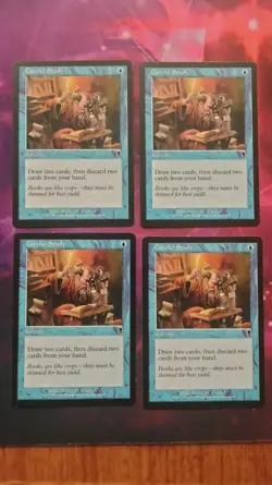 Careful Study LP x4, Lightly Played. [Odyssey] MTG Playset 4x - Image 1