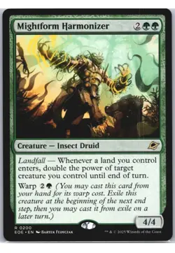 1x MTG Mightform Harmonizer - Edge of Eternities Rare! NM Mint! - Image 1