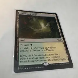 MTG Hushwood Verge Duskmourn: House of Horror #261 Rare Regular EN Land - Image 1