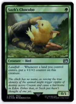 Sazh's Chocobo FIN 200 Magic: The Gathering UC NM - Image 1