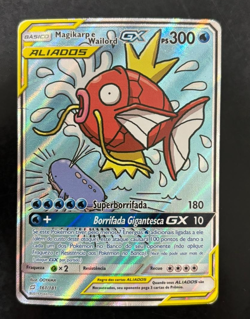 Pokemon TCG Team Up- Magikarp & Wailord GX - Full Art 161/181 - HP/D - Portugues - Image 1