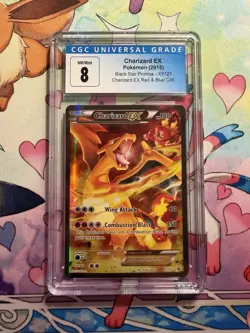 2016 Pokemon Charizard EX Black Star Promos CGC 8 Near Mint / Mint - Image 1