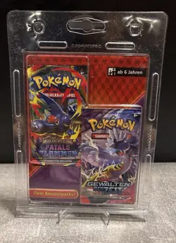 Pokemon Blister 2 Booster Fatale Flammen/ Gewalten Der Zeit Deutsch Sealed OVP 2 - Image 1