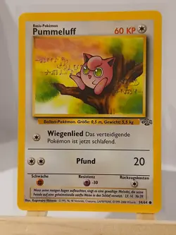 Pummeluff Jungle-Set (54/64) Common Deutsch Exzellent Pokemon Vintage - Image 1
