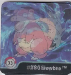 Pokemon Serie 1 Action Flipz Original 1999 Numero 33 Lambin Slowbro - Image 1