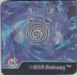 Pokemon Serie 1 Action Flipz Original 1999 Numero 26 Poliwag Poliwhirl Poliwrath - Image 1