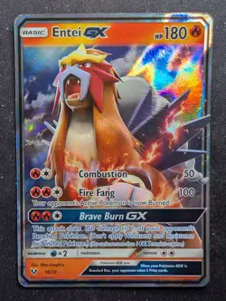 Entei GX - 10/73 - Shining Legends (Pokemon) - Image 1