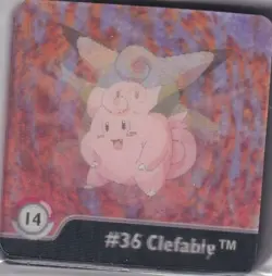 Pokemon Serie 1 Action Flipz Original 1999 Numero 14 Tetarte Clefable - Image 1