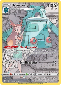 Bronzong TG11/TG30 Holo Astral Radiance Trainer Gallery Pokemon NM - Image 1
