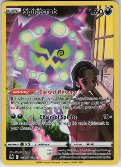 Spiritomb TG09/TG30 Holo Lost Origin Trainer Gallery Pokemon NM - Image 3