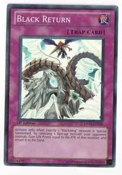 YuGiOh Black Return DP11-EN030 Duelist Pack Super Rare 1st Edition - Image 1