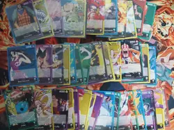 One Piece TCG Bulk 46 diferent ENG Leaders from op1-op13, eb1-3 and prb - Image 1