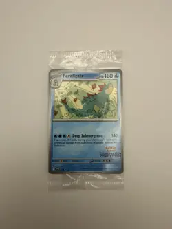 2025 Feraligatr - #213 (Illustration Contest 2024) Pokemon SVP Promo Card Sealed - Image 1