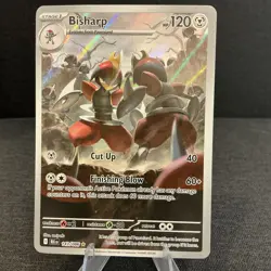 Bisharp 143/086 Black Bolt Full Art Illustration Rare Holo Pokemon Card - Image 1