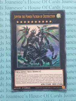 DOOD-EN044 Jupiter the Power Patron of Destruction Ultra Yu-Gi-Oh Card 1st New - Image 1