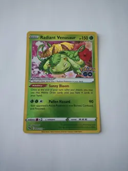 Radiant Venusaur 004/078 Pokemon Card Holo Radiant Rare - Near Mint (NM) - Image 1