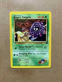 Koga's Tangela 81/132 Gym Challenge - Common Pokemon Card - NM/Mint - Image 1