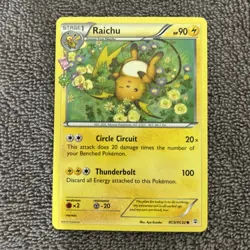 Pokemon TCG Raichu Generations Radiant Collection Card #RC9/RC32 LP - Image 2
