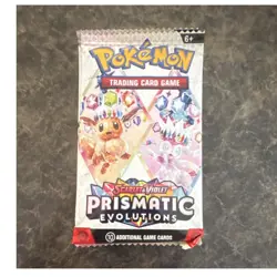 8 Pokemon TCG Prismatic Evolutions Booster Packs Cards English Eevee Sylveon - Image 1