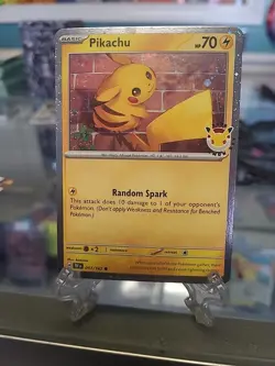 Pokemon Day 2026 Pikachu Holo Promo Card LP - Image 1