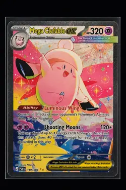 Mega Clefable ex 119/088 SIR Perfect Order Pokemon Card Lot Mint Bundle - Image 1