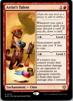 Artist's Talent 124 Rare Bloomburrow Magic: The Gathering Near Mint - Image 1