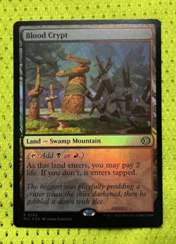 Blood Crypt Swamp Mountain Land - Lorwyn Eclipsed Foil R-0262 - Image 1