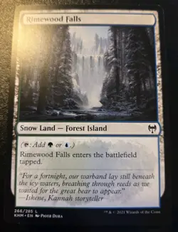 Rimewood Falls 266/285 Land Kaldheim Magic: The Gathering - Image 1