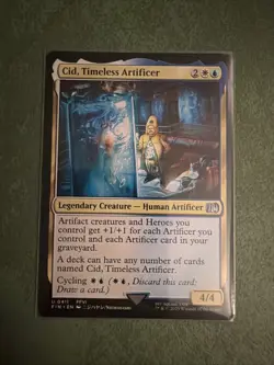 Cid, Timeless Artificer (0411) Non Foil MTG Final Fantasy NM - Image 1
