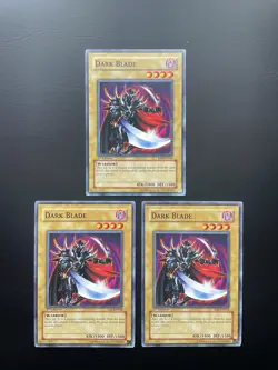 Yugioh Dark Blade YSD-EN004 1st Edition Common LP X3 - Image 1