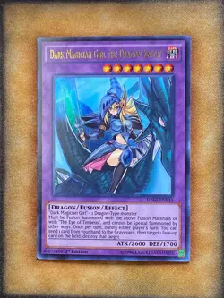 Yugioh Dark Magician Girl the Dragon Knight DRL3-EN044 Ultra Rare 1st Ed NM - Image 1