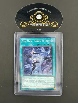 YuGiOh Verre Magic - Lacrima Of Light (Secret Rare) BLMM-EN046 Monster Mayhem - Image 1