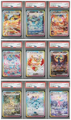 PSA 10 Terastal Festival Eevee Evolution SAR Set Of 9 Pokemon Card Japanese 2024 - Image 1