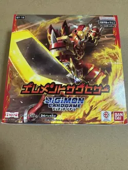 Digimon Card Game ELEMENT SUCCESSOR Booster BOX Pack BT-18 TCG BANDAI Japan New - Image 1