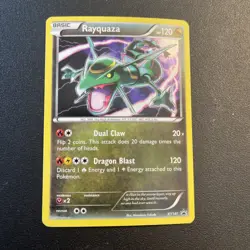 Rayquaza XY141 Holo Pokemon TCG XY Black Star Promo Card NM - Ships in TopLoader - Image 1