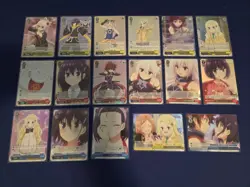 NM Ayakashi Triangle SR & RRR Lot 2 - English Weiss Schwarz - 17 Unique Cards - Image 1