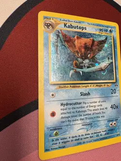 Pokemon Kabutops Neo Discovery Holo Rare Unlimited 6/75 2001 English - Image 3
