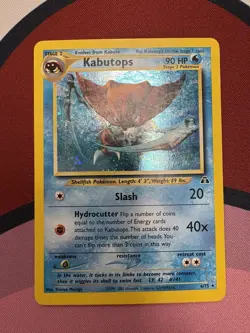 Pokemon Kabutops Neo Discovery Holo Rare Unlimited 6/75 2001 English - Image 4